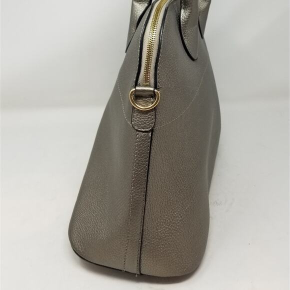 Gray Large Shoulder Handbag Excellent Comfortable Lightweight Easy to Care Purse - Picture 5 of 10